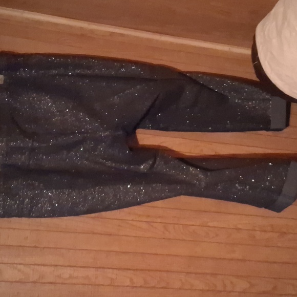 Ashley Stewart Black Glitter Jeans - Picture 6 of 7